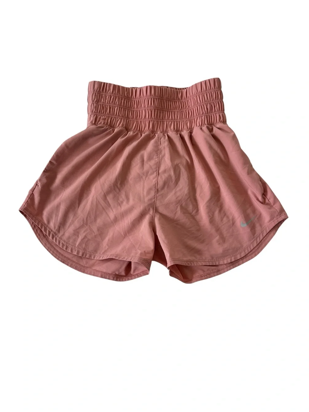 Nike Dri Fit Running Edition Shorts in Red Stardust